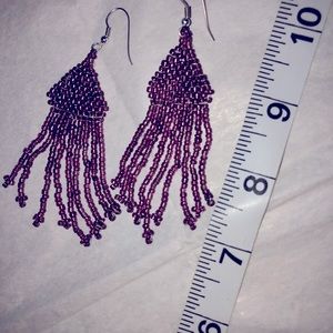 Hand Beaded Earrings